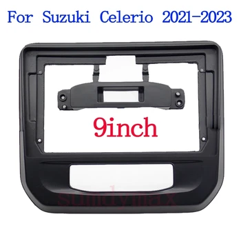 2din Автомагнитола Фасции Рамка Для Suzuki Celerio 2021 2022 2023 9 