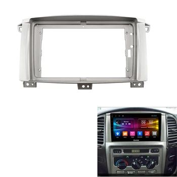 9-Дюймовый 2DIN Автомобильный Аудио-Радиоприемник Fascia Frame Адаптер DVD-Плеера Dash Fitting Panel Frame Для Toyota Land Cruiser 2003-2008