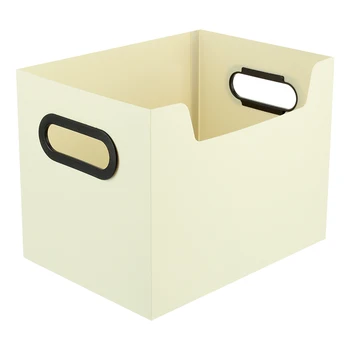 Многофункциональная коробка для файлов Пластиковая складная коробка для хранения книг Офисная настольная коробка для сортировки документов Утолщенная большая емкость
