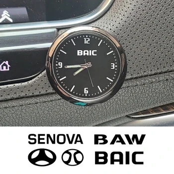 Автомобильные Кварцевые Часы Со Светящимися Автомобильными Внутренними Цифровыми Вставками Для BAIC Senova X25 X35 Changhe Huansu Beijing BAW Accessories