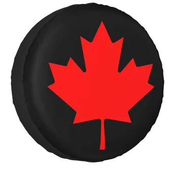Канадский кленовый лист, Канадский флаг, чехол для запасного колеса, водонепроницаемые пылезащитные чехлы для колес для Jeep Honda