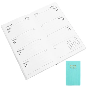 Офисный аксессуар Номер Адвент-календаря Блокнот с расписанием на английском языке Портативный Планировщик Имитация блокнота на 2024 год