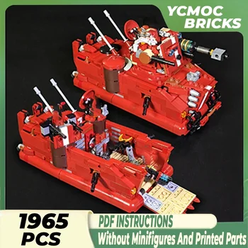Популярная игровая модель Moc Строительные кирпичи Технология Constellation Crusher Tank Модульные блоки Подарочная Рождественская игрушка Набор 