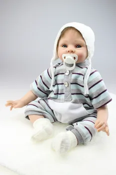 2015 НОВЫЕ игрушки Hotsale Реалистичная имитация возрожденных новорожденных кукол Модная кукла Силиконовая виниловая настоящая мягкая Нежная на ощупь