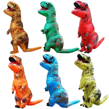 Взрослый надувной костюм Динозавра для косплея, Маскарадные костюмы для мальчиков, аниме, костюм на Хэллоуин для мужчин, женщин, детей