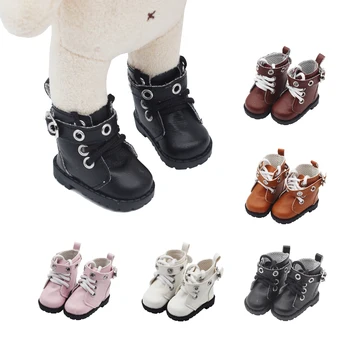 Новая 1 Пара Кукольных Ботинок, Милые Туфли С Круглым Носком Для 14-Дюймовых Кукол-девочек, Аксессуар Для Одежды, 20 см Плюшевая Корейская Кукла Kpop Martin Boot
