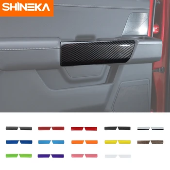 SHINEKA ABS Украшение ручки задней внутренней двери Автомобиля, Наклейки для Ford F150 2021 2022 2023, Автомобильные Аксессуары