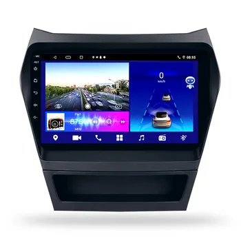Производитель 10-дюймовый автомобильный DVD-плеер с сенсорным экраном Android для Hyundai Santa IX45 2012 мультимедийный плеер навигация gps автомобильный аудио