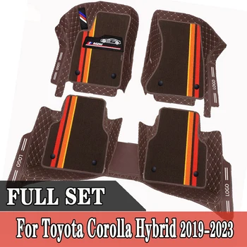 Для Toyota Corolla Hybrid 2023 2022 2021 2020 2019 Автомобильные Коврики Аксессуары Для Интерьера Custom Protect Кожаный Стайлинг Водонепроницаемый