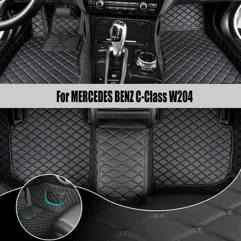 Изготовленный на заказ автомобильный коврик для MERCEDES BENZ C-Class W204 2008-2016 годов выпуска, обновленная версия, аксессуары для ног, ковры