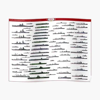 Японский военно-морской флот, плакат 2 мировой войны, Забавная настенная роспись, принт, Винтажная Настенная художественная роспись, украшение дома, современный без рамки