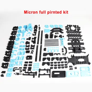 Blurolls Voron Micron 120 180 Полный Печатный Комплект для 3D-печати Voron Micron Plus Micron + Черно-синий ABS + Наполнитель 40% FDM