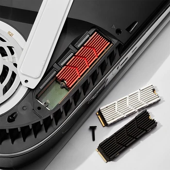 Радиатор твердотельного накопителя M.2 2280 SSD Радиатор из алюминиевого сплава, твердотельный охладитель жесткого диска с термосиликоновой прокладкой для игровой консоли PS5