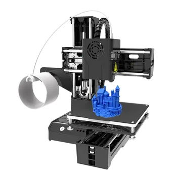 Мини-Настольная Печатная Машина EasyThreed 3D-принтера EasyThreed для Детей Размером печати 100x100x100 мм, Съемная Платформа Для Печати Одним ключом