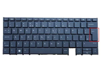 Новая клавиатура США и Великобритании для HP EliteBook X360 1030 G7 1030 G8 с черной английской подсветкой