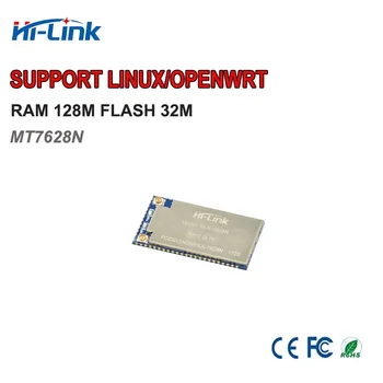 бесплатная доставка последовательный UART wifi беспроводной mt7628 модуль RAM128m flash 32M Ethernet Модуль Маршрутизатора HLK-7628N mt7628 openwrt