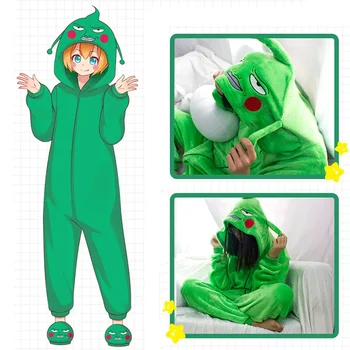 Аниме Mob Psycho 100 Пижама для косплея с Димплом Mobu Saiko Hyaku, Фланелевая зимняя теплая милая пижама-боди для взрослых, Рождественский подарок