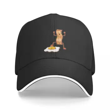 Новая бейсболка с беконом И яйцом, забавная шляпа на день рождения, изготовленные на заказ шляпы, шляпа Мужская женская
