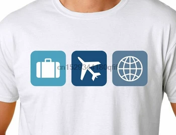 Самолет Авиакомпании Aviation International Travel белая футболка