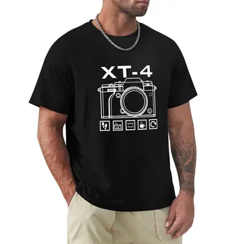 Футболка Fujifilm XT-4, быстросохнущая футболка, короткая забавная футболка, одежда для мужчин
