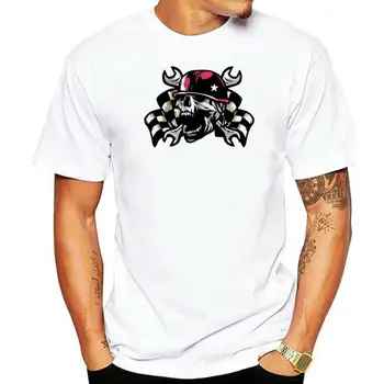 Мужская футболка Ghost Rider Skull Biker/новый топ u655m