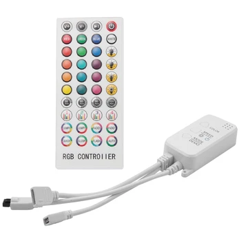 Музыкальный контроллер Bluetooth RGB контроллер DC12V 40-клавишный ИК-пульт дистанционного управления для 2835 5050 RGB светодиодных лент
