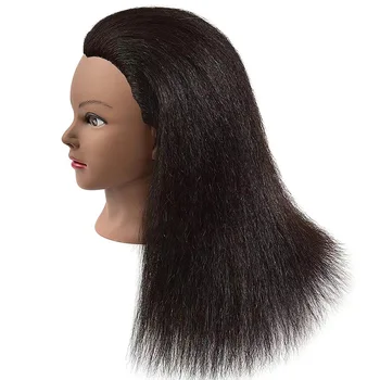 Чернокожие Женщины Модель с короткими волосами, заплетенными в косу, Африканская кукольная голова, полностью Реалистичная Модель волос, Модель поддельной головы с Черным лицом