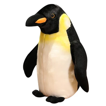 Милая пушистая имитация плюшевой игрушки Kawaii Penguin Peluche, Кукла-животное из реальной жизни, украшение для дома, Подарки на День рождения для детей