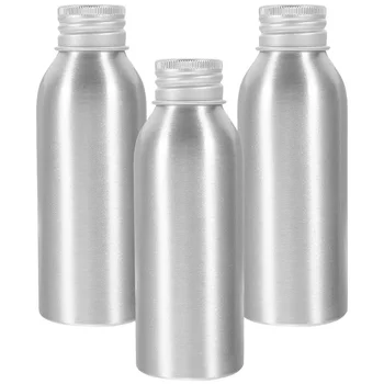 3 Комплекта Многоразовых контейнеров Алюминиевые Флаконы для эфирного масла для снятия макияжа