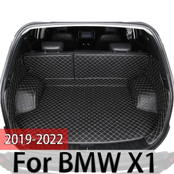 Изготовленные на заказ автомобильные коврики Специально для BMW X1 2019-2022 годов выпуска С правой стороны есть ящик для хранения Автомобильных накладок для ног Auto Carpets Le