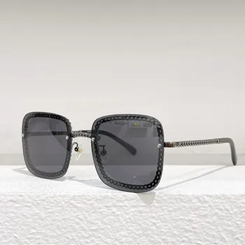 Маленькие женские солнцезащитные очки в овальной металлической оправе для мужчин, эстетичный бренд, футуристический Дизайн, Унисекс, Летние Женские солнцезащитные очки UV400