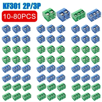 10-80шт KF301-2P 3P Соединительный Винт Типа PCB Расстояние между Клеммами разъема 5,0 Соединительный Разъем 5 мм Синий Зеленый 10-80шт KF301-2P 3P Соединительный Винт Типа PCB Расстояние между Клеммами разъема 5,0 Соединительный Разъем 5 мм Синий Зеленый 1