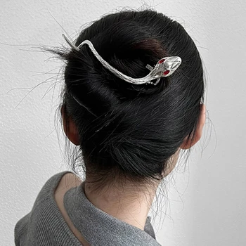Женская заколка для волос Twist Snake Hairpin, свадебная заколка для волос для невесты