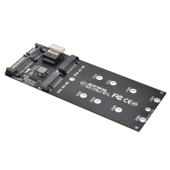 НОВИНКА-SATA 22Pin Адаптер SFF-8654 Для M.2 U2 Kit NGFF M-Key Для SAS NVME Pcie SSD SATA SSD Адаптер Riser Card Для материнской платы