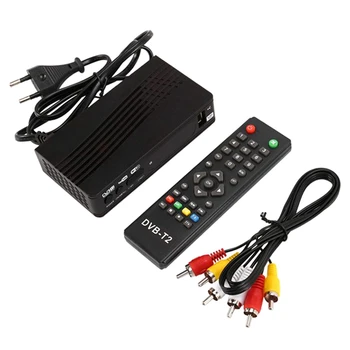 HD99 FTA HEVC 265 DVB T2 Цифровой ТВ-тюнер H.264 ТВ-ресивер Full HD DVBT2 Видеодекодер EU Plug