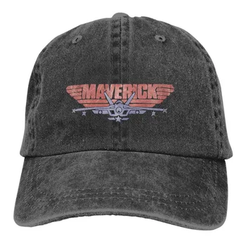 Изготовленная на заказ Защитная шляпа с козырьком для женщин Top Gun Maverick Film, Разноцветная кепка, винтажный дизайн