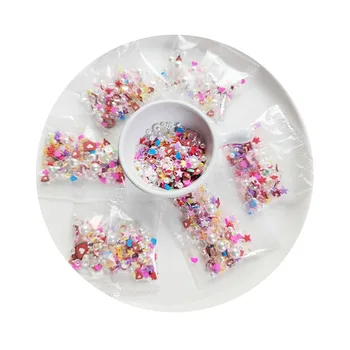 Полимерная глина полупрозрачная слизь Мягкие игрушки своими руками Бусины для изготовления ювелирных изделий Милые детские поделки в виде звездочек