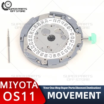Японский механизм Miyota OS11, многофункциональный кварцевый электронный механизм, Пятиконтактный 6/12-секундный часовой механизм, Аксессуары