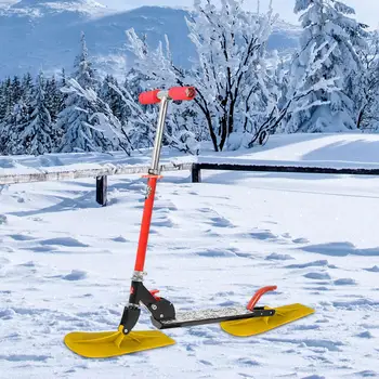 2x Снежные санки, комплект для лыжного скутера, Лыжная доска, сани для игровых игрушек, катание на лыжах на открытом воздухе