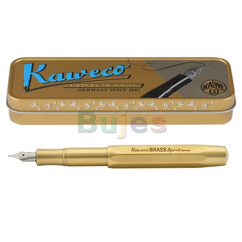 Перьевая ручка Kaweco BRASS Sport, Изготовленная из прочной латуни, наконечник из нержавеющей стали, Перьевая ручка Extra Fine Point Высокого качества