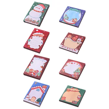 Маленькие карманные блокноты Рождественские стикеры Офисные подарки Очаровательная наклейка для заметок
