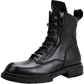 Бесплатная доставка, Осенние ботинки-дезерты большого размера, осенне-зимние военные ботинки, круглые мужские ботинки 