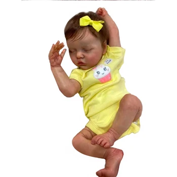 45-Сантиметровые коллекционные художественные куклы, мягкие на ощупь 3D фигурки младенцев, Рождественский подарок, сопровождающие ребенка игрушки, игрушечный домик, реквизит для фотосъемки