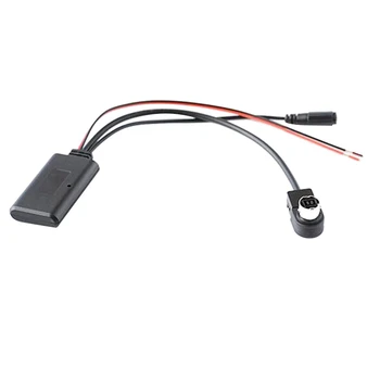 Автомобильный микрофон громкой связи для телефонного звонка, адаптер для микрофона, автомобильный стерео кабель Bluetooth Aux для JVC Alpine Ai-Net Socket