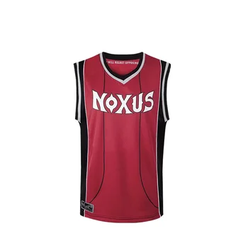 Футболки баскетбольной команды Slam Master School, игровая лига LOL, жилет Noxus, спортивная одежда, униформа, трикотажные изделия